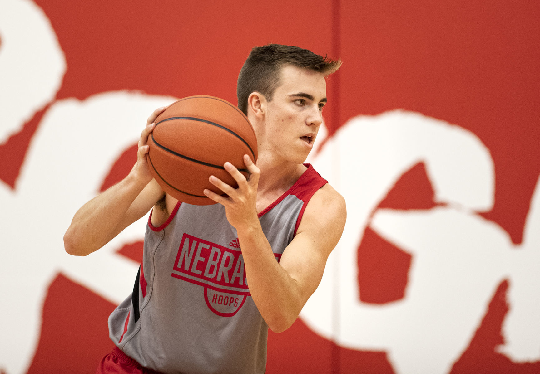 Nebraska men's hoops practice, 7.23
